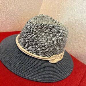 Magid Two-Tone Fedora with Braided Accent Hat
